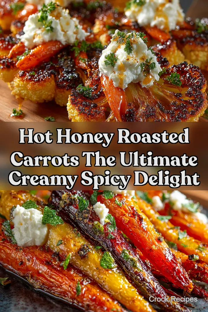 Hot Honey Roasted Carrots The Ultimate Creamy Spicy Delight