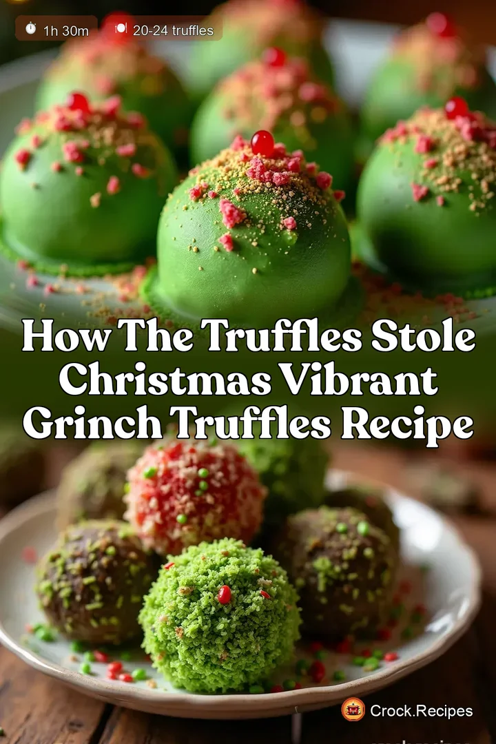 How the Truffles Stole Christmas Vibrant Grinch Truffles Recipe