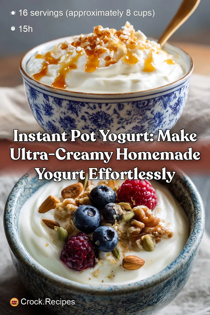 Instant Pot Yogurt: Make Ultra-Creamy Homemade Yogurt Effortlessly