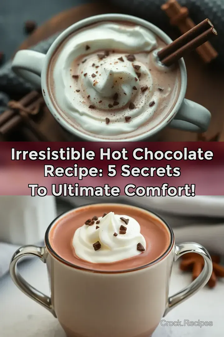 Irresistible Hot Chocolate Recipe: 5 Secrets to Ultimate Comfort!