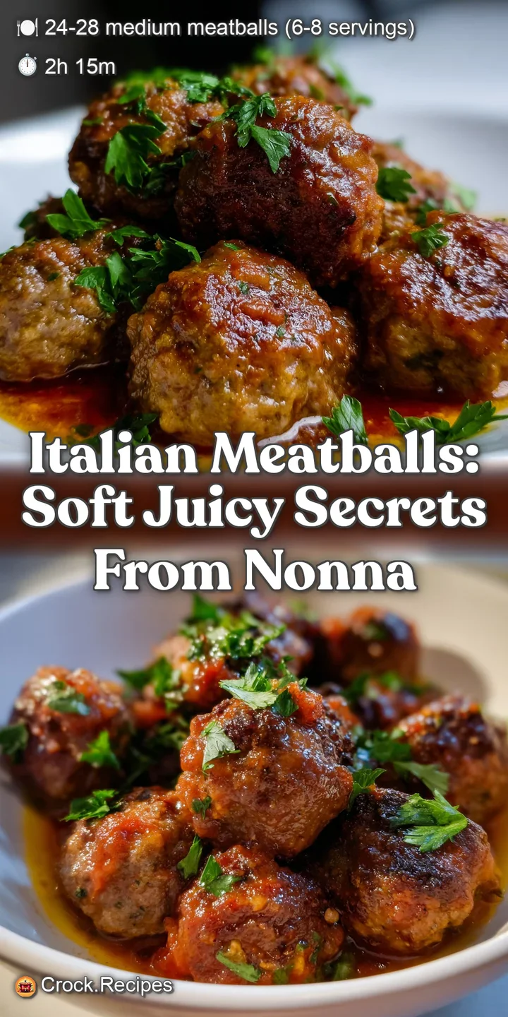 Italian Meatballs: Soft Juicy Secrets from Nonna