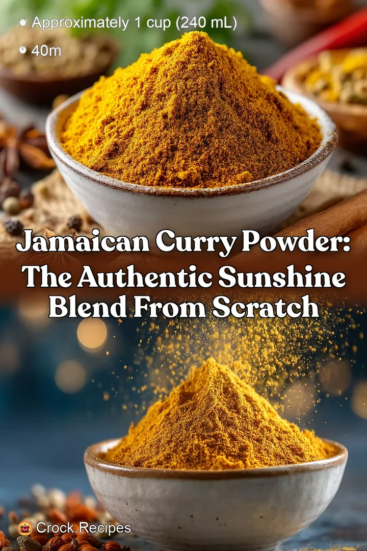 Jamaican Curry Powder: The Authentic Sunshine Blend from Scratch