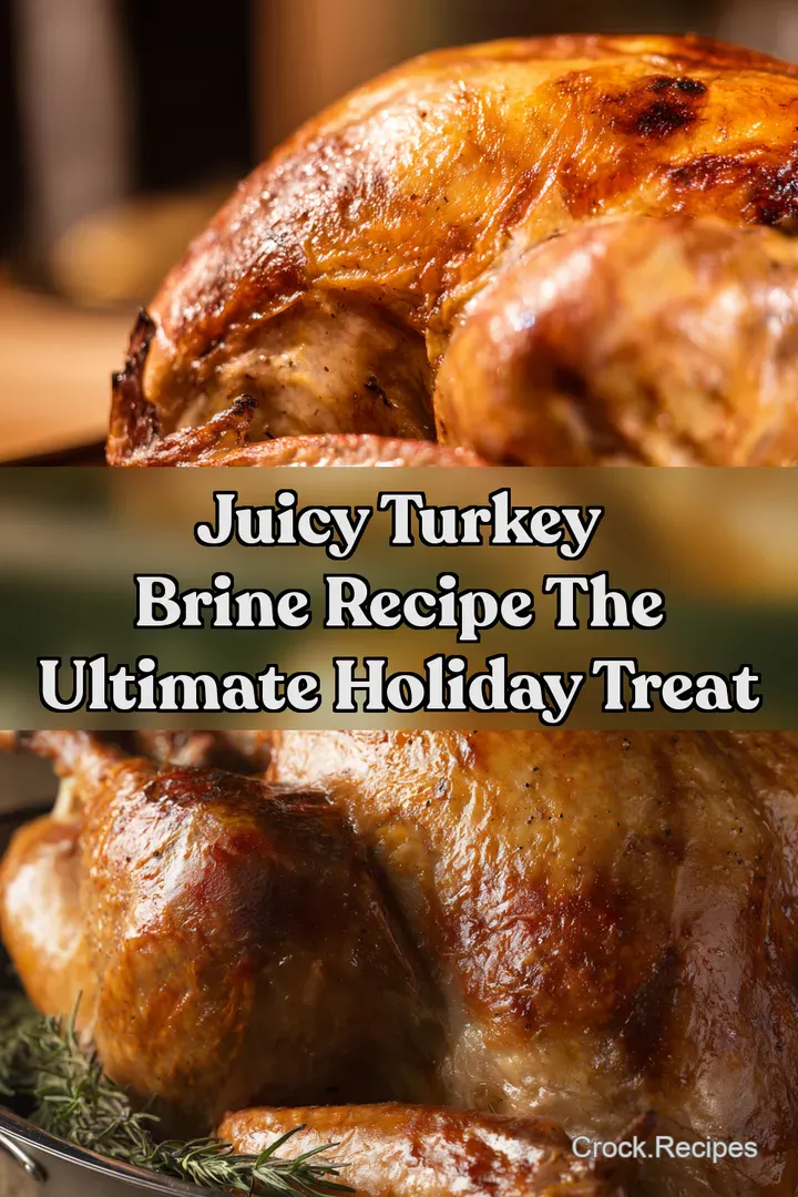 Juicy Turkey Brine Recipe The Ultimate Holiday Treat