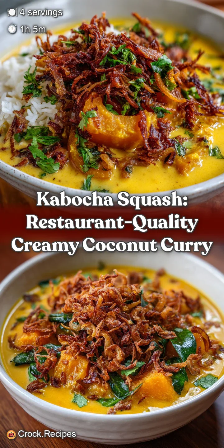 Kabocha Squash: Restaurant-Quality Creamy Coconut Curry