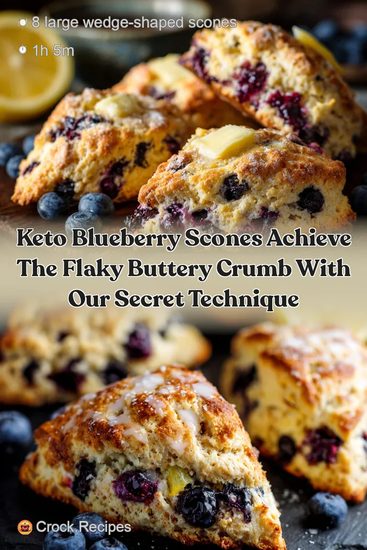 Keto Blueberry Scones Achieve the Flaky Buttery Crumb with Our Secret Technique