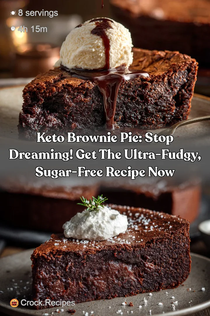 Keto Brownie Pie: Stop Dreaming! Get the Ultra-Fudgy Sugar-Free Recipe Now