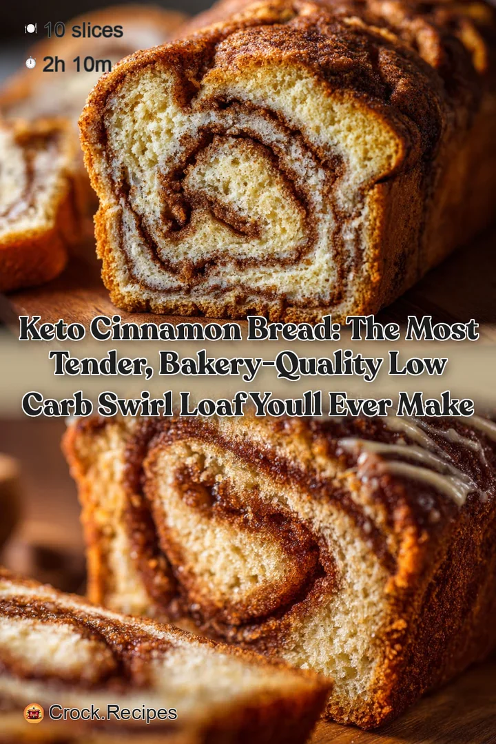 Keto Cinnamon Bread: The Most Tender Bakery-Quality Low Carb Swirl Loaf Youll Ever Make
