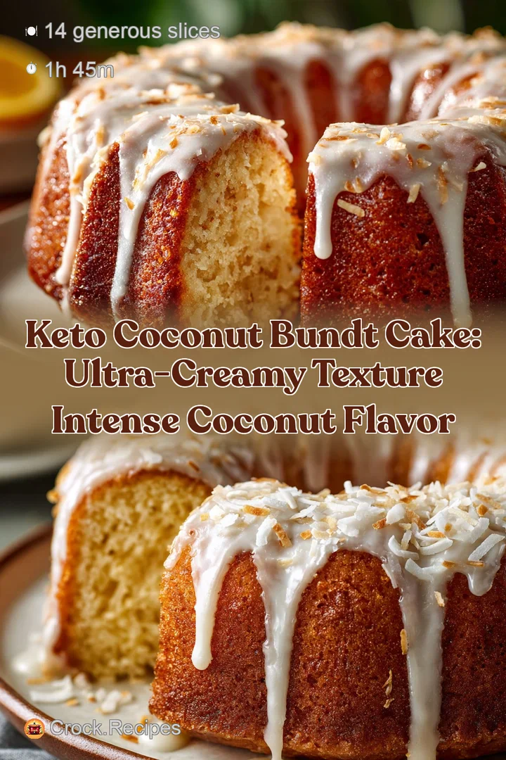 Keto Coconut Bundt Cake: Ultra-Creamy Texture Intense Coconut Flavor