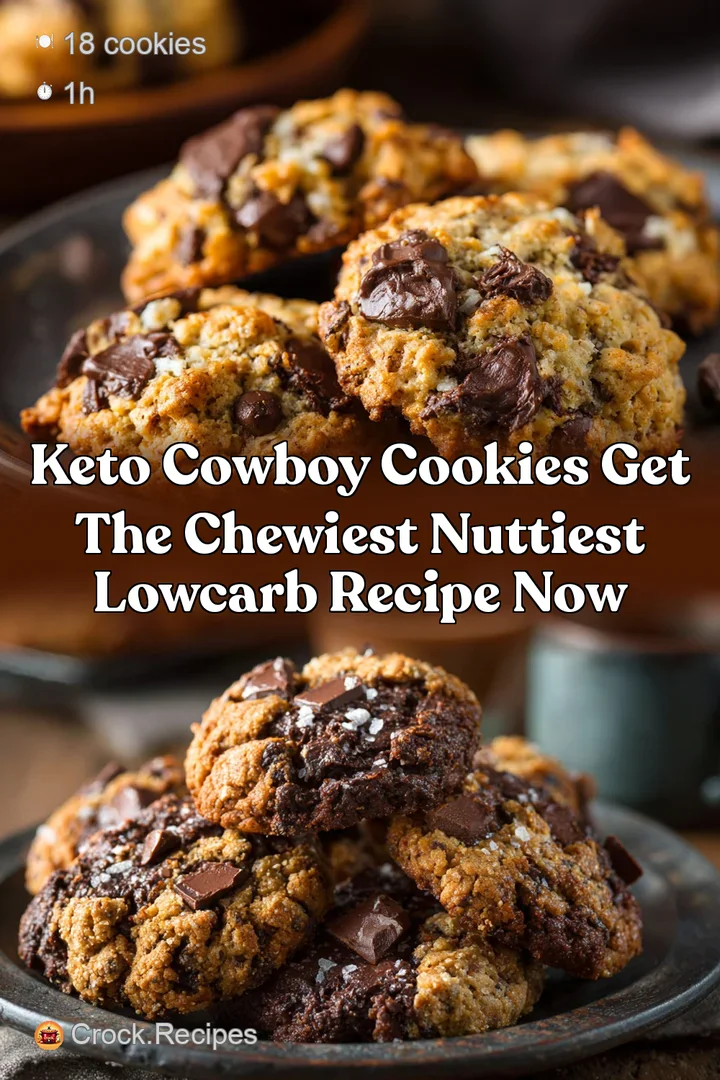 Keto Cowboy Cookies Get the Chewiest Nuttiest LowCarb Recipe Now