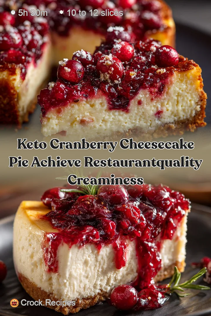Keto Cranberry Cheesecake Pie Achieve RestaurantQuality Creaminess