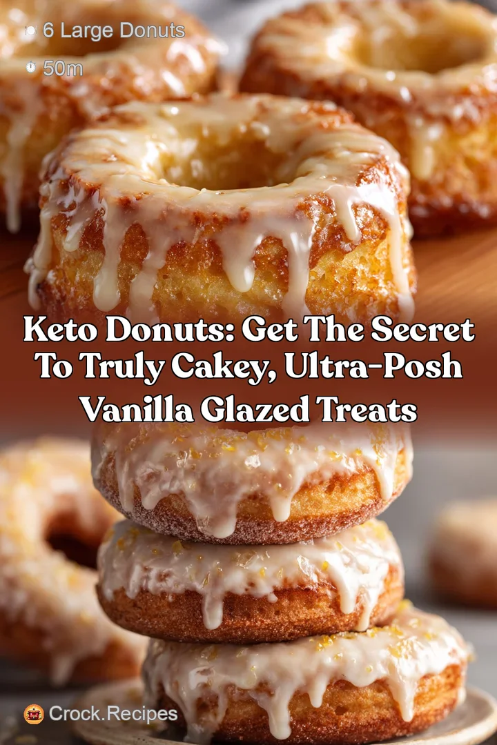 Keto Donuts: Get the Secret to Truly Cakey Ultra-Posh Vanilla Glazed Treats