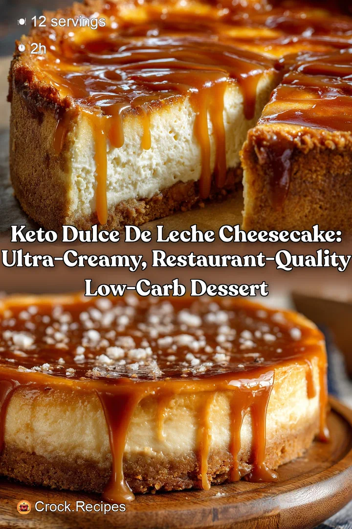 Keto Dulce de Leche Cheesecake: Ultra-Creamy Restaurant-Quality Low-Carb Dessert