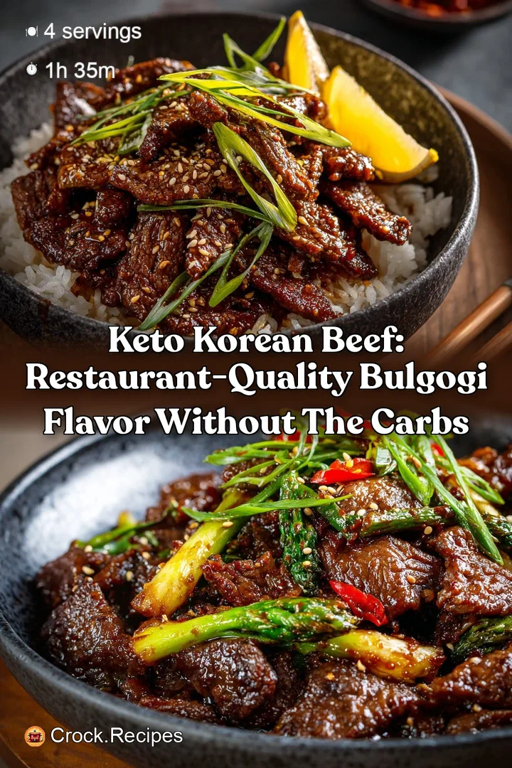 Keto Korean Beef: Restaurant-Quality Bulgogi Flavor Without The Carbs