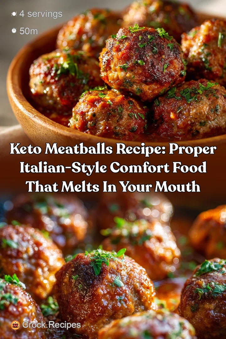 Keto Meatballs Recipe: Proper Italian-Style Comfort Food That Melts in Your Mouth