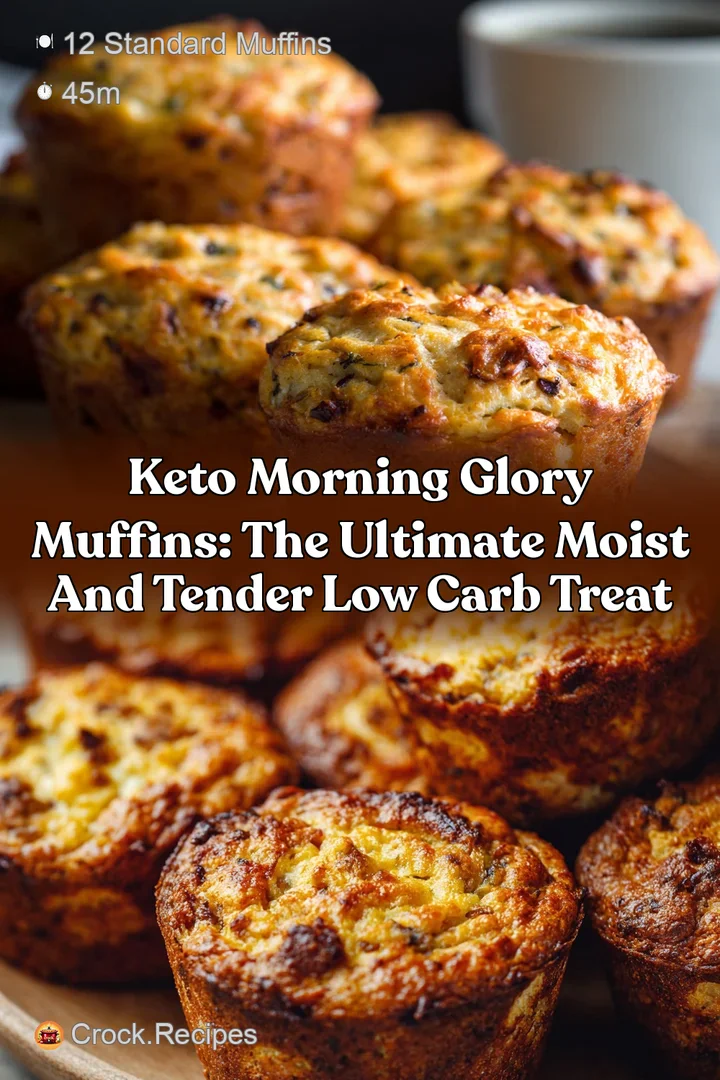 Keto Morning Glory Muffins: The Ultimate Moist and Tender Low Carb Treat