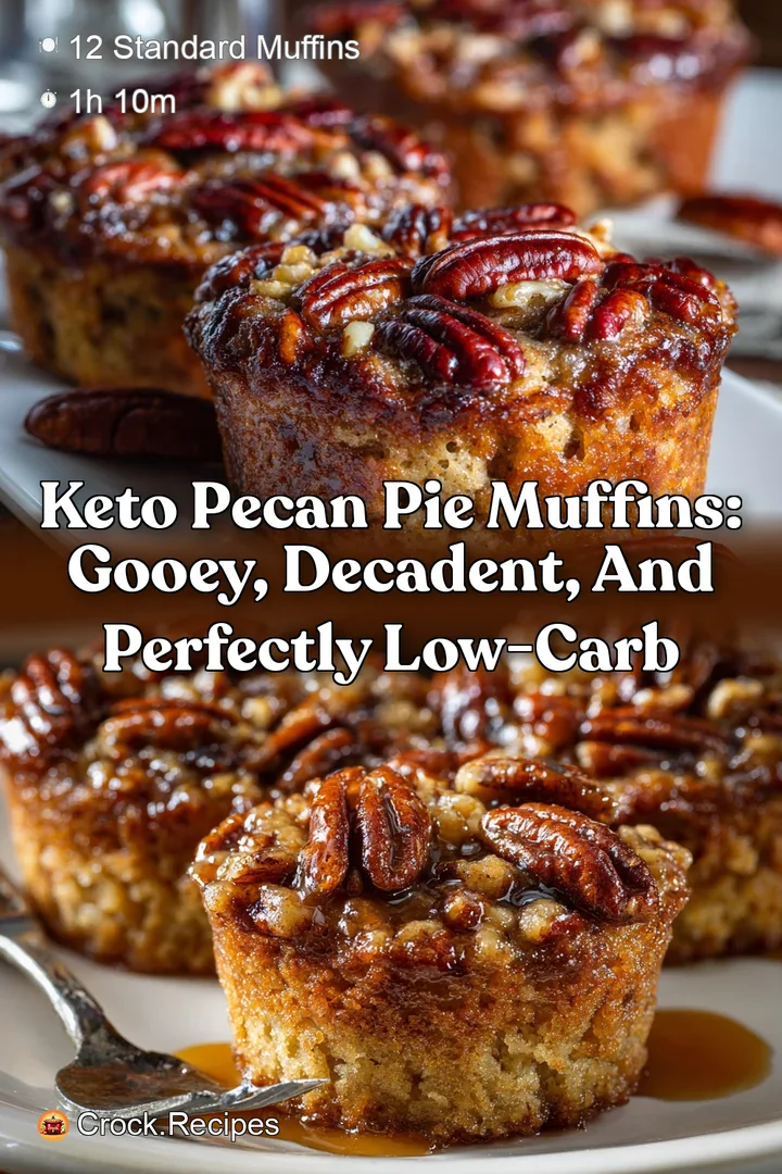 Keto Pecan Pie Muffins: Gooey Decadent and Perfectly Low-Carb
