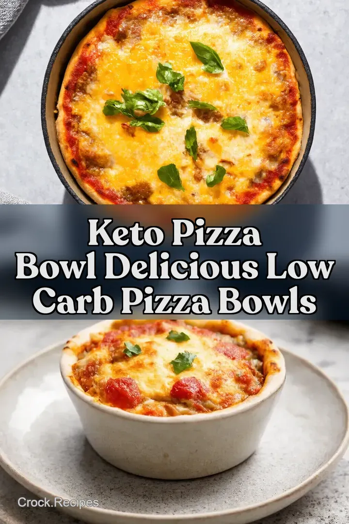 Keto Pizza Bowl Delicious Low Carb Pizza Bowls