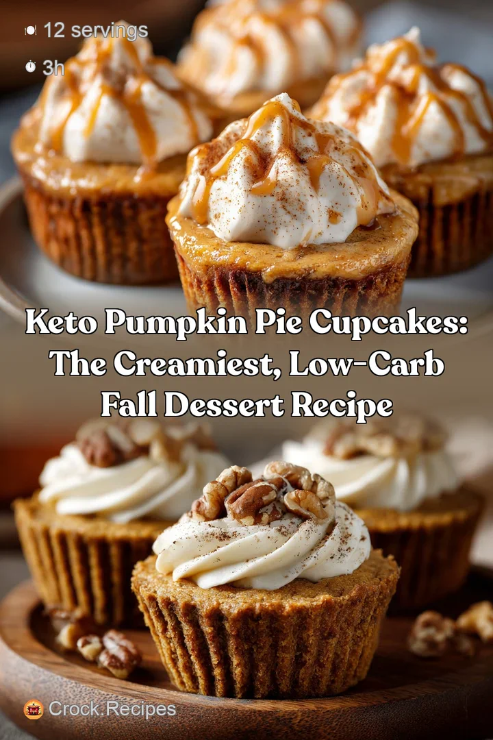 Keto Pumpkin Pie Cupcakes: The Creamiest Low-Carb Fall Dessert Recipe