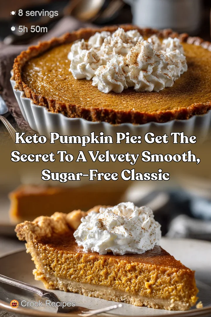 Keto Pumpkin Pie: Get The Secret To A Velvety Smooth Sugar-Free Classic
