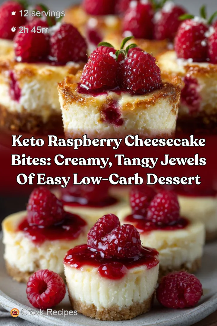 Keto Raspberry Cheesecake Bites: Creamy Tangy Jewels of Easy Low-Carb Dessert