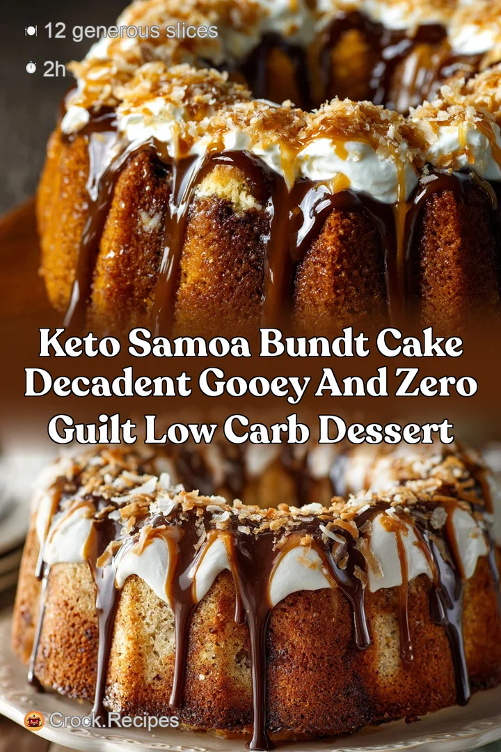 Keto Samoa Bundt Cake Decadent Gooey and Zero Guilt Low Carb Dessert