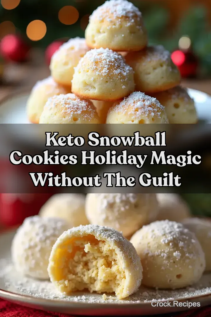 Keto Snowball Cookies Holiday Magic Without the Guilt