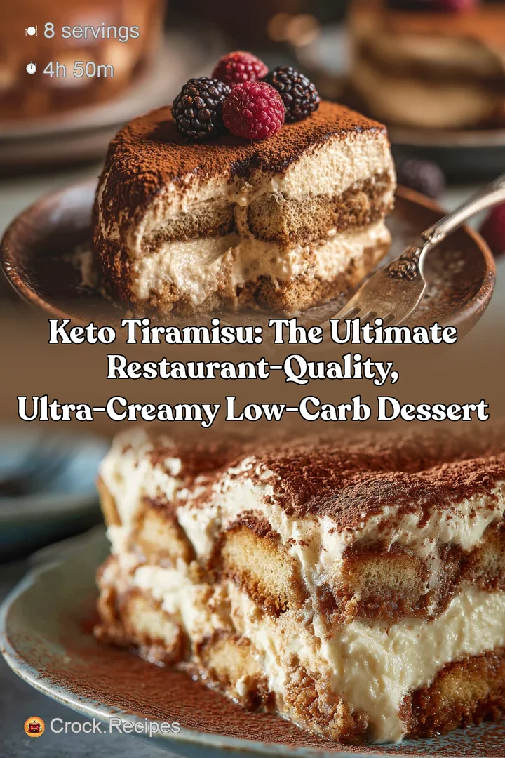 Keto Tiramisu: The Ultimate Restaurant-Quality Ultra-Creamy Low-Carb Dessert