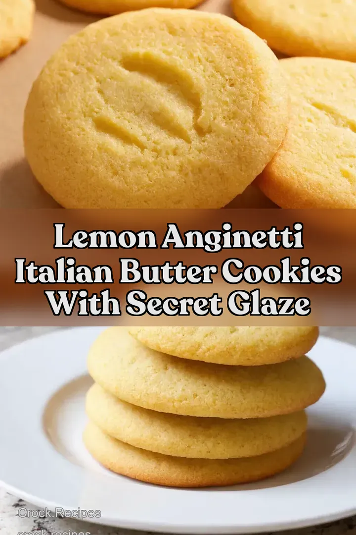 Lemon Anginetti Italian Butter Cookies With Secret Glaze