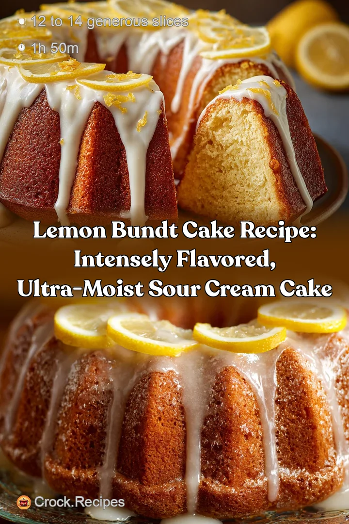 Lemon Bundt Cake Recipe: Intensely Flavored Ultra-Moist Sour Cream Cake