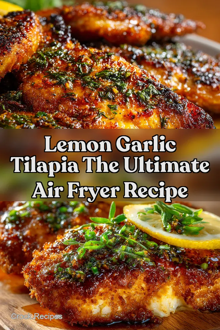 Lemon Garlic Tilapia The Ultimate Air Fryer Recipe