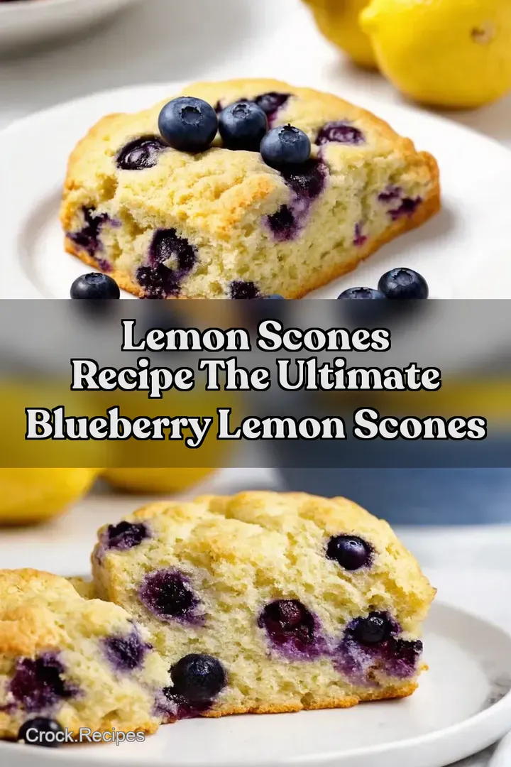 Lemon Scones Recipe The Ultimate Blueberry Lemon Scones