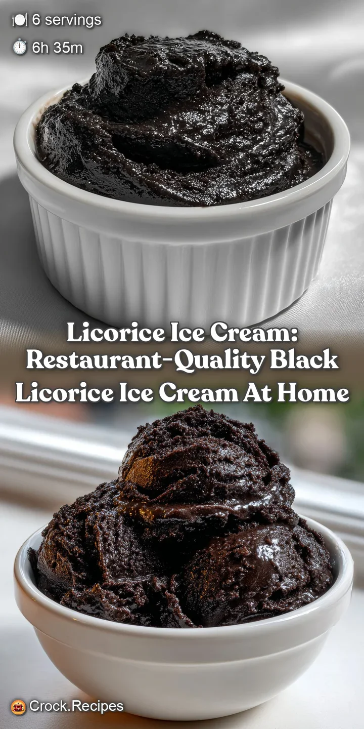Licorice Ice Cream: Restaurant-Quality Black Licorice Ice Cream at Home