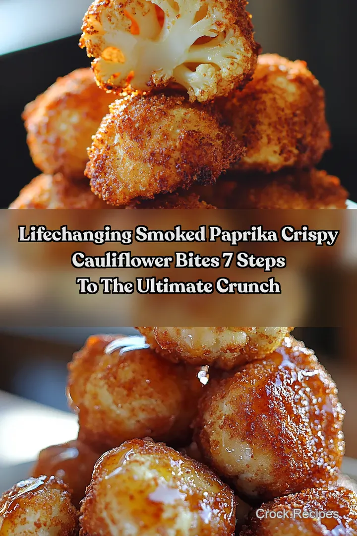 LifeChanging Smoked Paprika Crispy Cauliflower Bites 7 Steps to the Ultimate Crunch