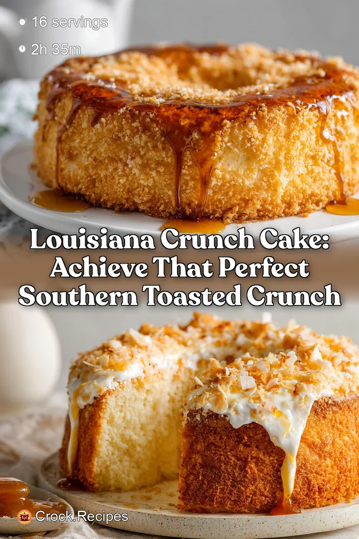 Louisiana Crunch Cake: Achieve That Perfect Southern Toasted Crunch