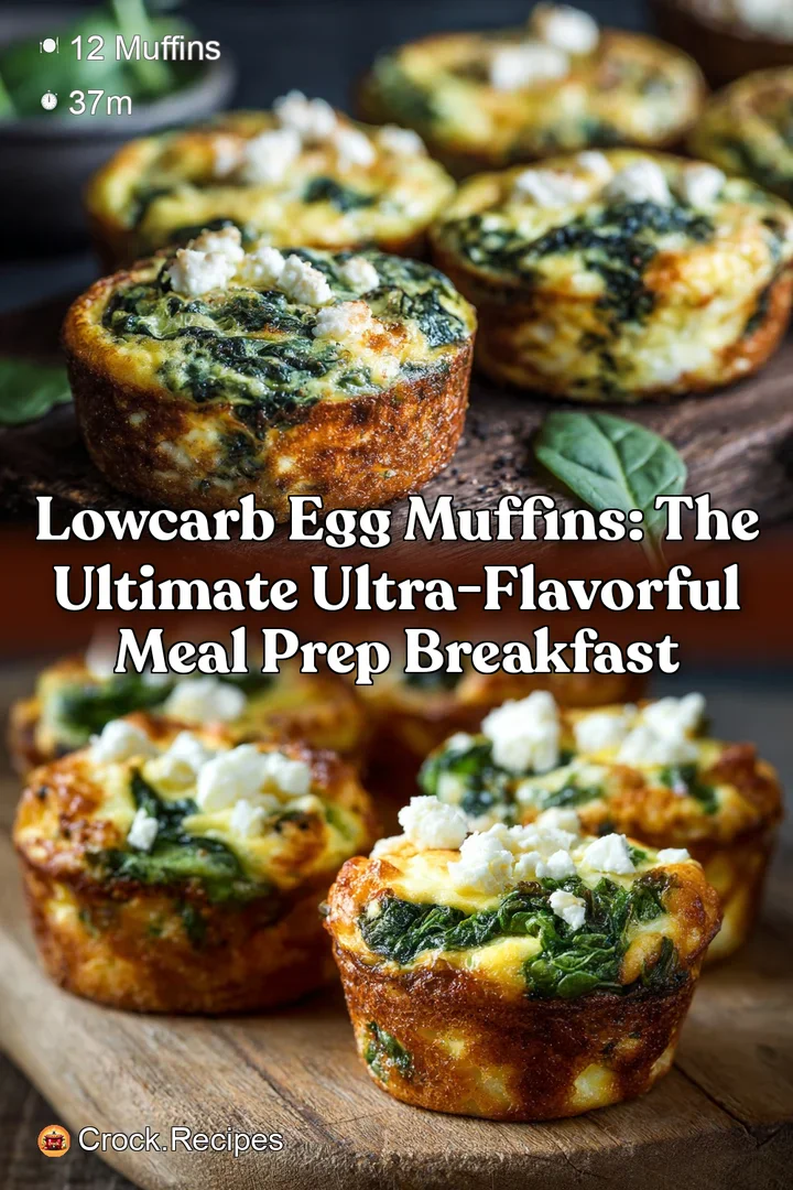LowCarb Egg Muffins: The Ultimate Ultra-Flavorful Meal Prep Breakfast