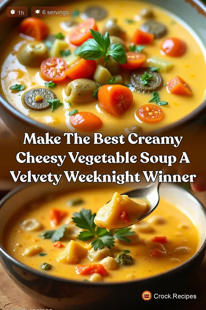 Make the Best Creamy Cheesy Vegetable Soup A Velvety Weeknight Winner