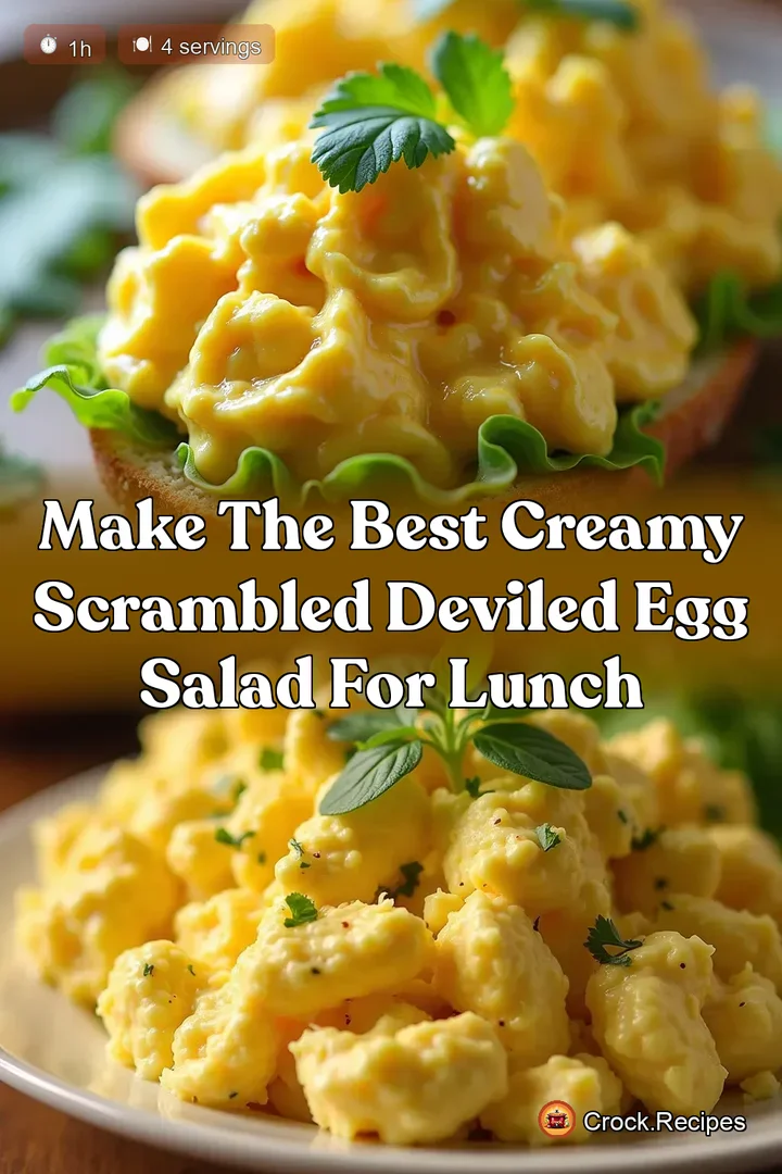 Make the Best Creamy Scrambled Deviled Egg Salad for Lunch