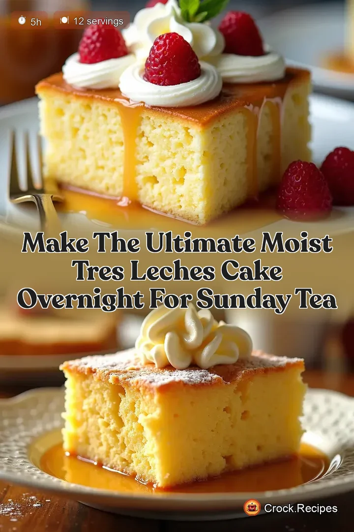 Make the Ultimate Moist Tres Leches Cake Overnight for Sunday Tea