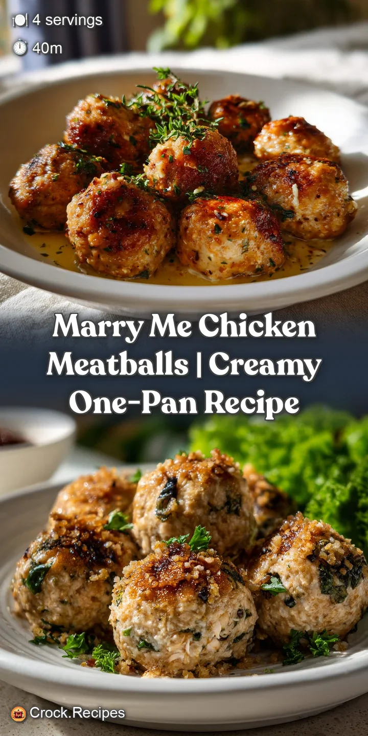 Close-up shot of simmering meatballs in a rustic tomato cream sauce, steam rising, flecked with herbs and cracked pepper.