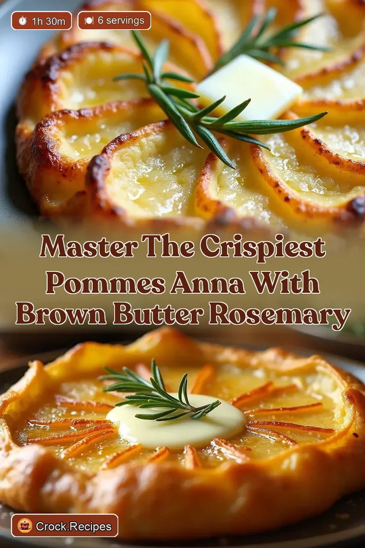 Master The Crispiest Pommes Anna with Brown Butter Rosemary