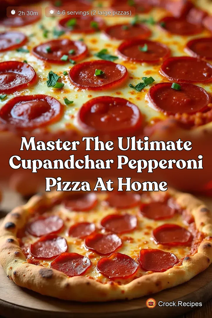 Master the Ultimate CupandChar Pepperoni Pizza at Home