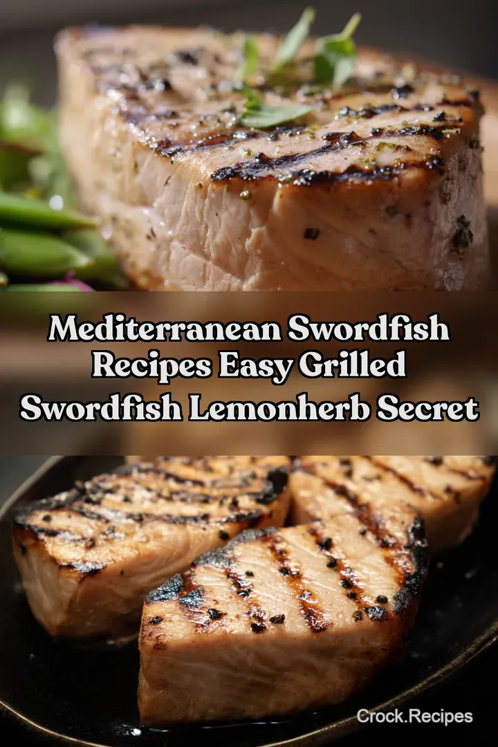 Mediterranean Swordfish Recipes Easy Grilled Swordfish LemonHerb Secret