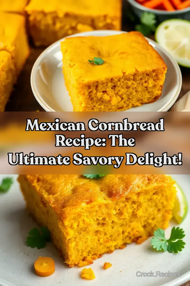 Mexican Cornbread Recipe: The Ultimate Savory Delight!