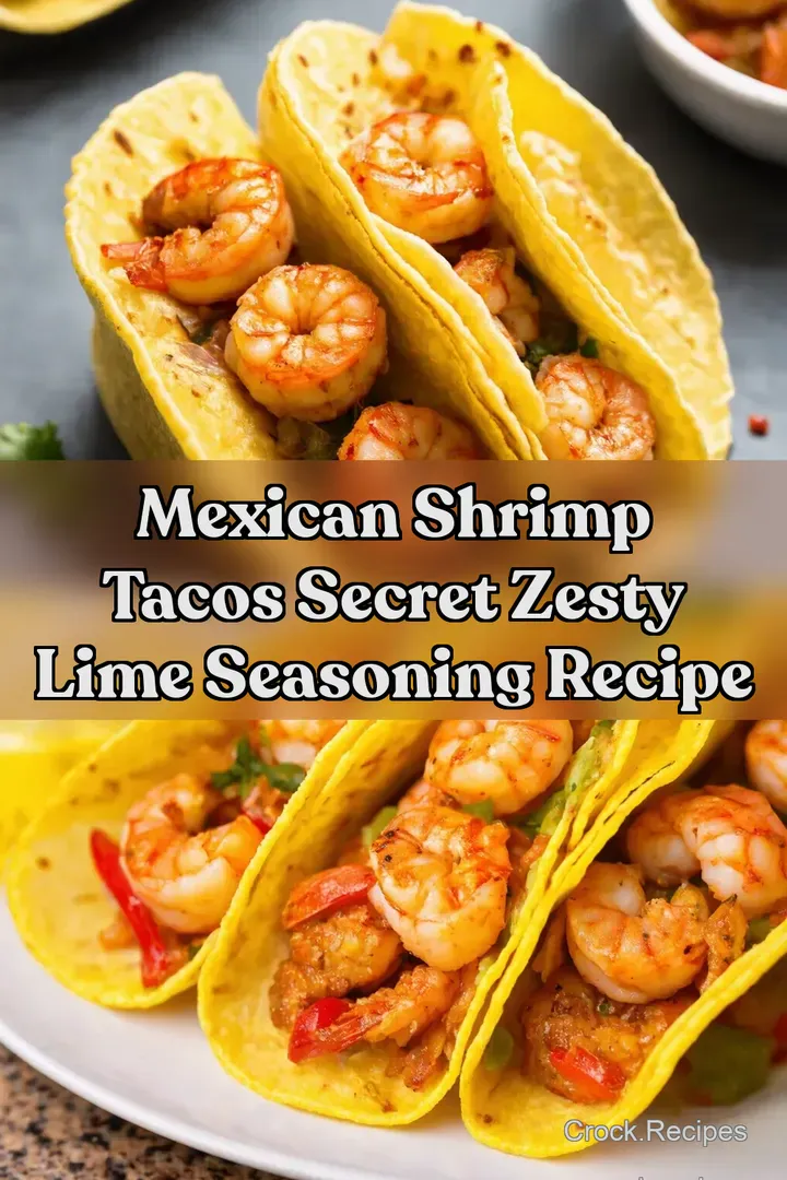 Mexican Shrimp Tacos Secret Zesty Lime Seasoning Recipe