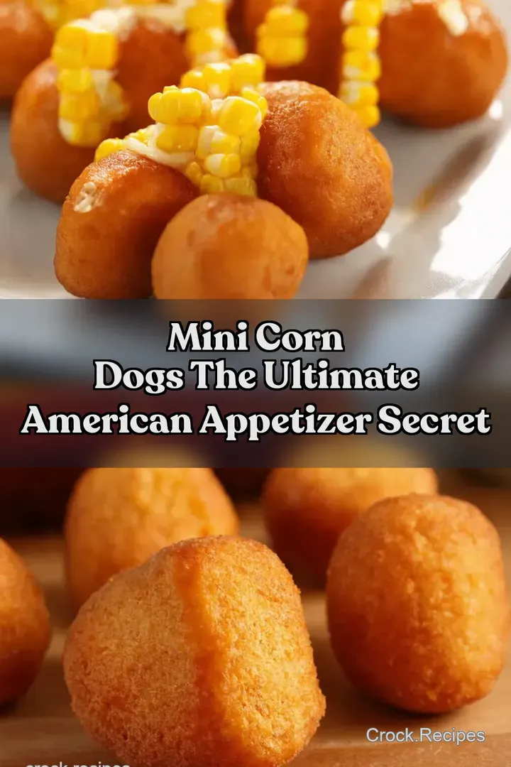 Mini Corn Dogs The Ultimate American Appetizer Secret