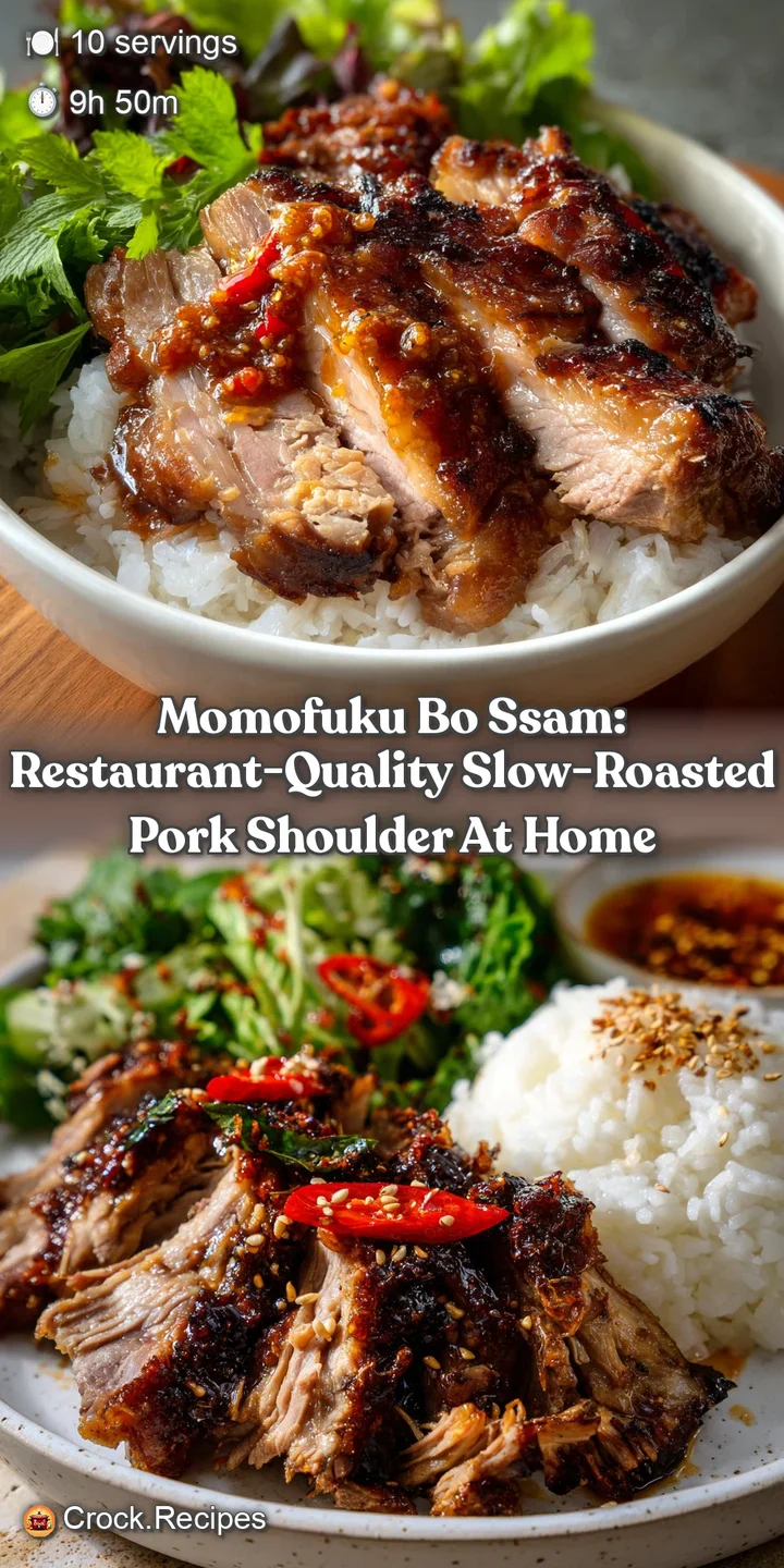 Momofuku Bo Ssam: Restaurant-Quality Slow-Roasted Pork Shoulder at Home