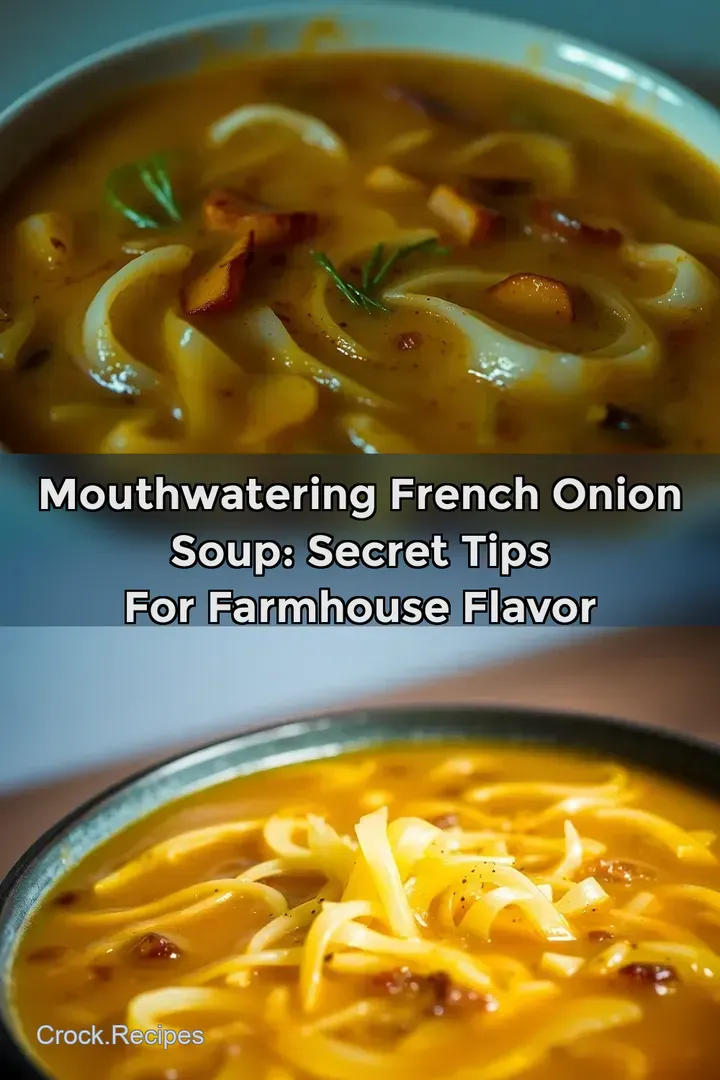 Mouthwatering French Onion Soup: Secret Tips for Farmhouse Flavor