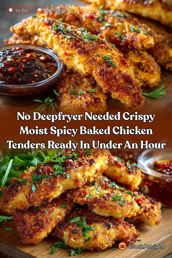 No DeepFryer Needed Crispy Moist Spicy Baked Chicken Tenders Ready in Under an Hour