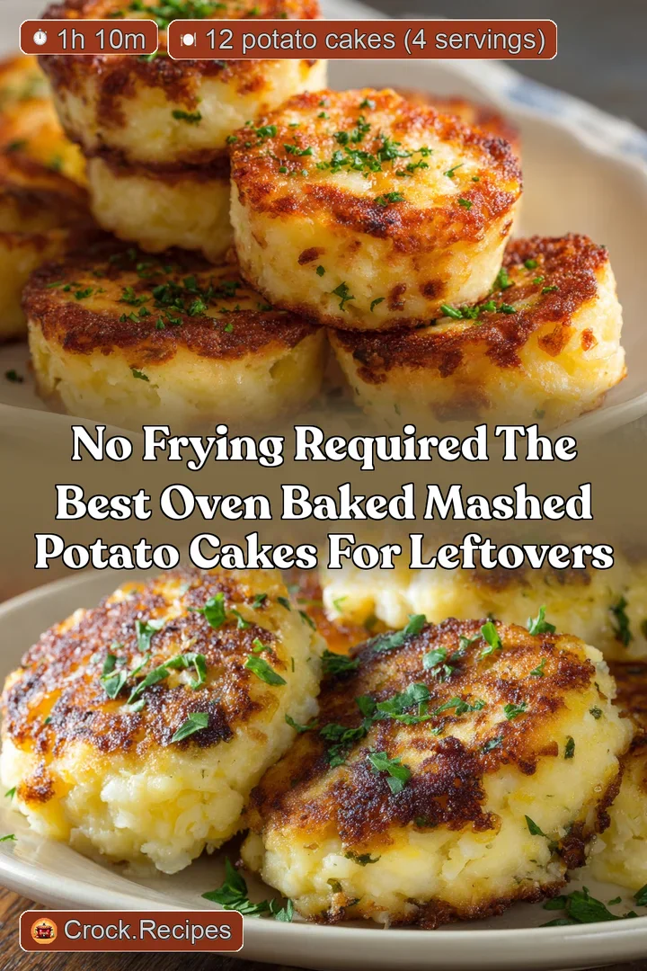 No Frying Required The Best Oven Baked Mashed Potato Cakes for Leftovers