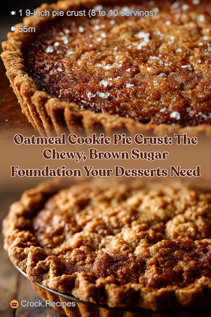 Oatmeal Cookie Pie Crust: The Chewy Brown Sugar Foundation Your Desserts Need